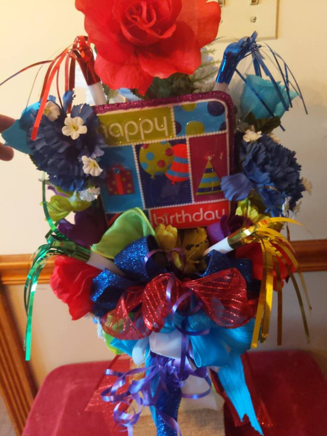 Happy Birthday Cemetery Flower Etsy