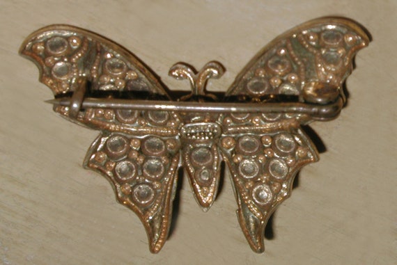 Wonderful Vintage Art Deco Green Enamel Marcasite… - image 2