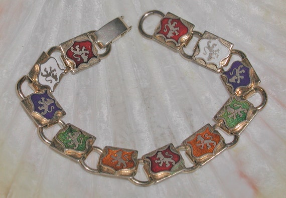 Gorgeous Vintage Colorful French Guilloche Enamel… - image 2
