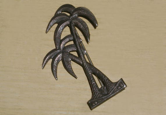 Fantastic Vintage Art Deco Sterling Silver Palm T… - image 2