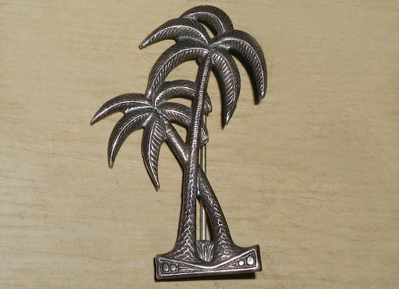 Fantastic Vintage Art Deco Sterling Silver Palm T… - image 1