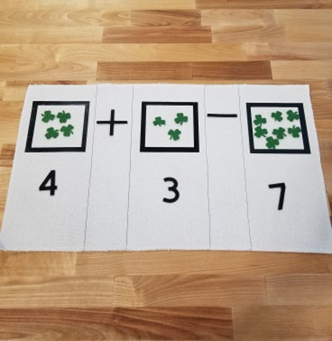 Montessori Math Equation Mat Mat only | Etsy