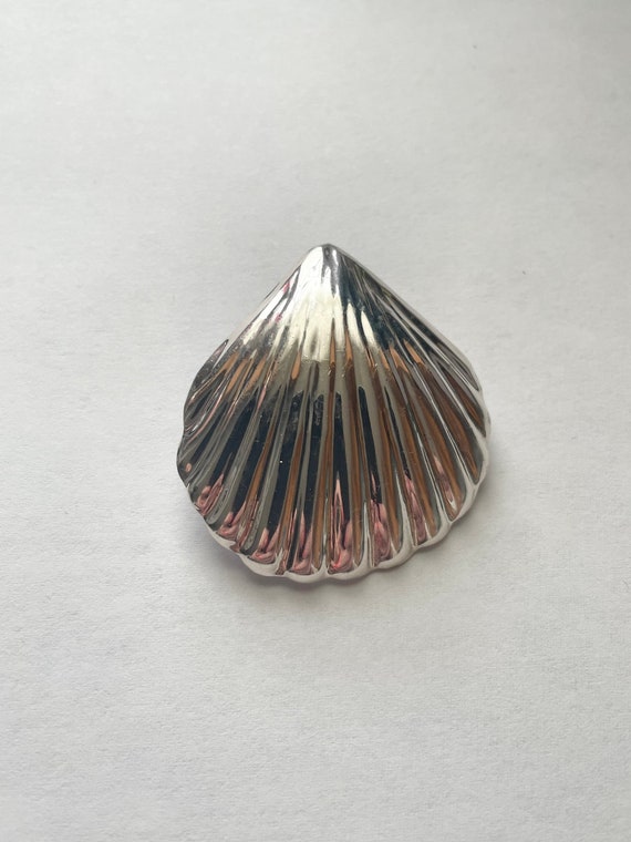 Vintage Sterling Silver Taxco Mexico Scallop Shell