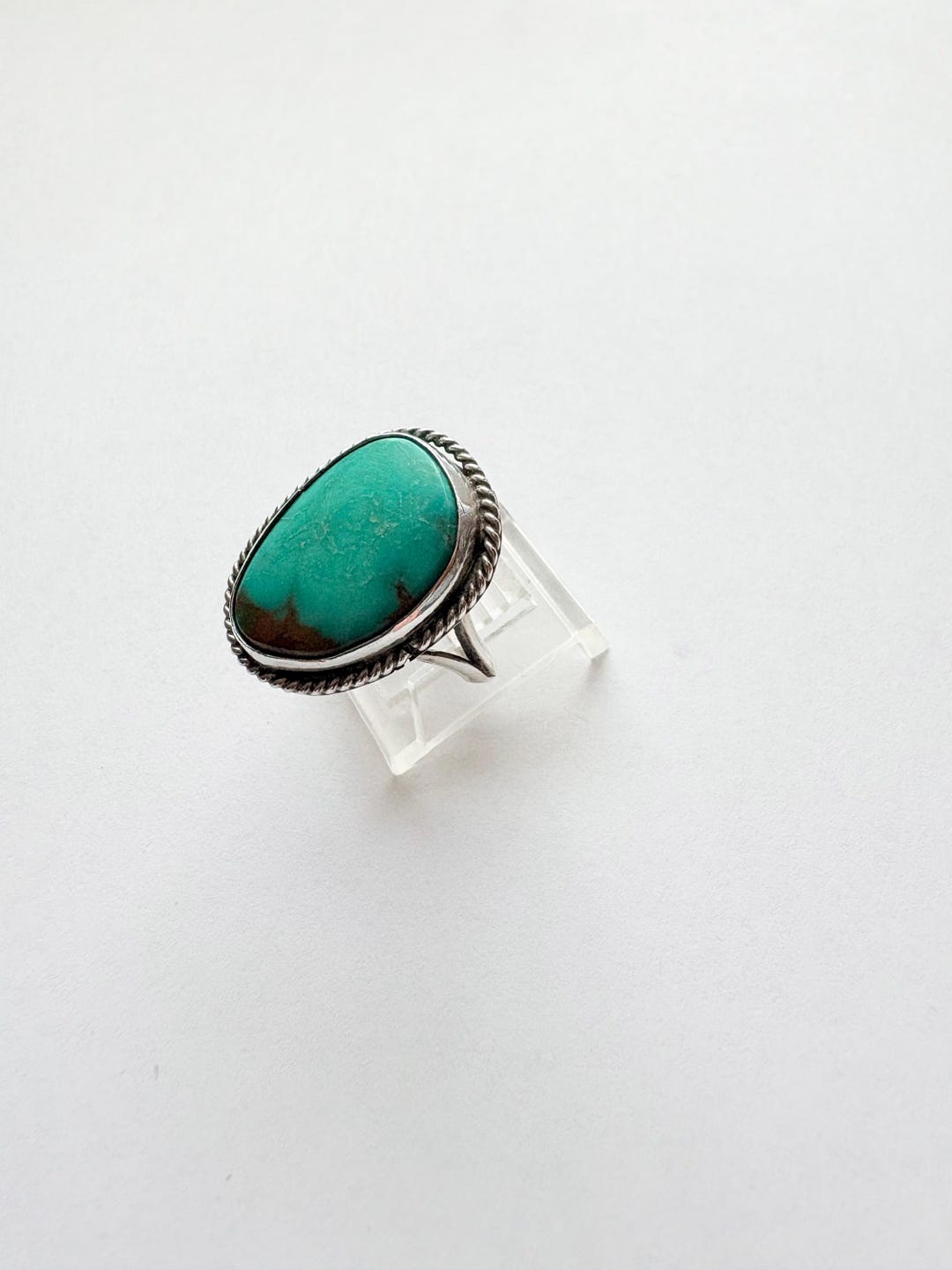 Vintage Native American Navajo Turquoise Ring Size 6 - Etsy