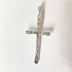 Vintage Retro 1970’s Sterling Silver Cross Pendant