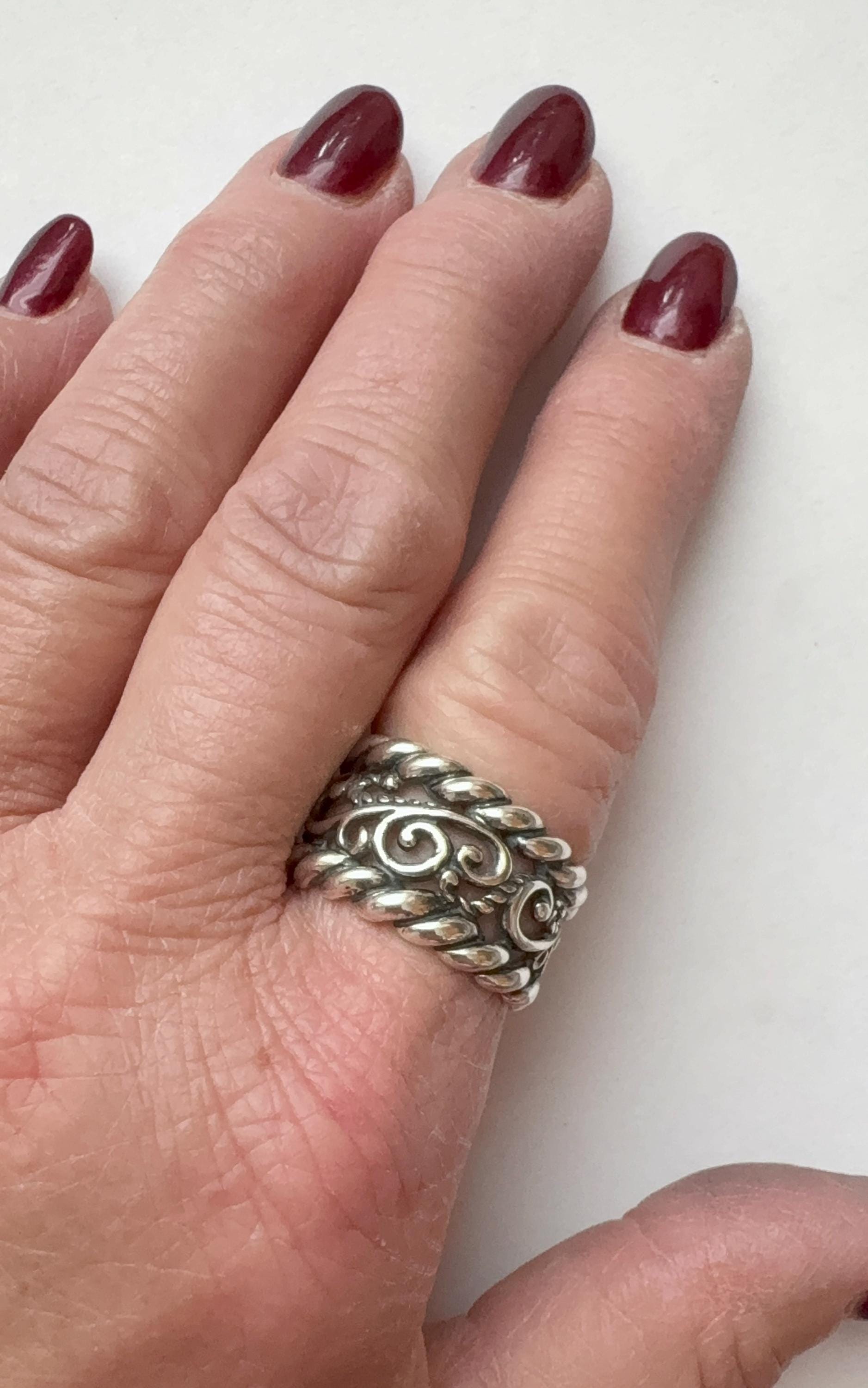Relios Silver Rings Relios Carolyn Pollack Sterling Silver Ring Size 10 With Box - Etsy