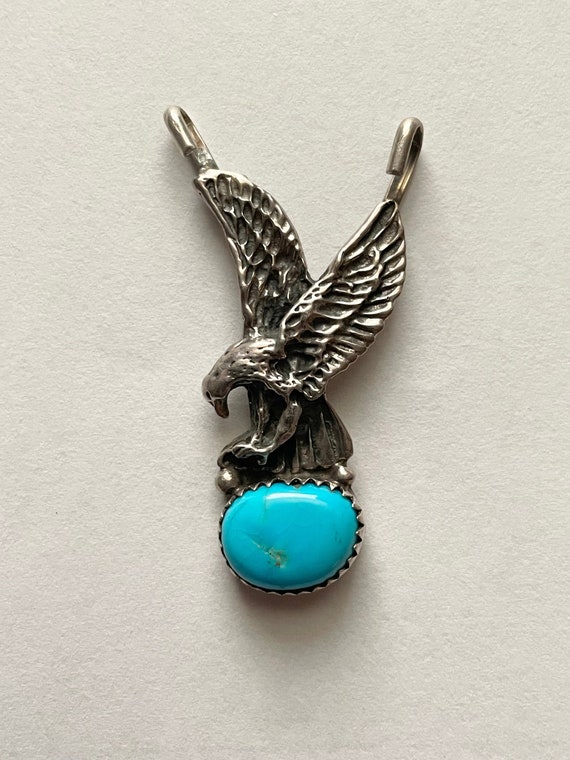 Rare Vintage Native American Navajo Turquoise Sterling Silver Our Lady Of Guadalupe Pin Old Rare Vintage Native American Navajo Turquoise Sterling Silver Our Lady Of Guadalupe Pin Old