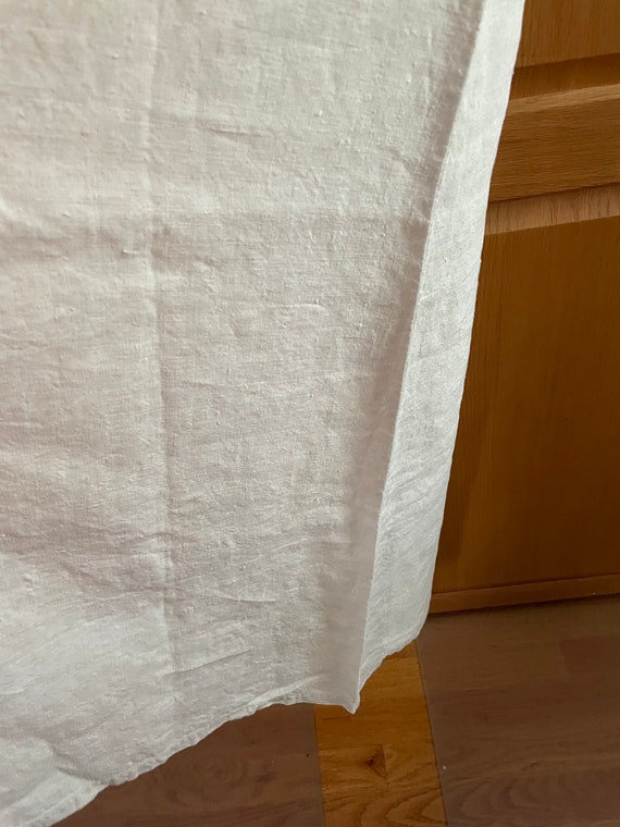 Antique French Linen Hand Made Nightgown Desss - image 5