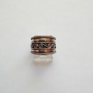 Vantage Sterling Silber Zigarre Bandring Größe 7