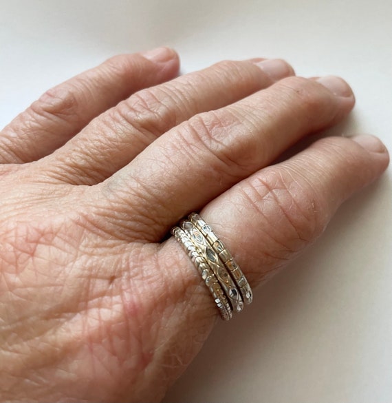 Size 10 stackable rings deals