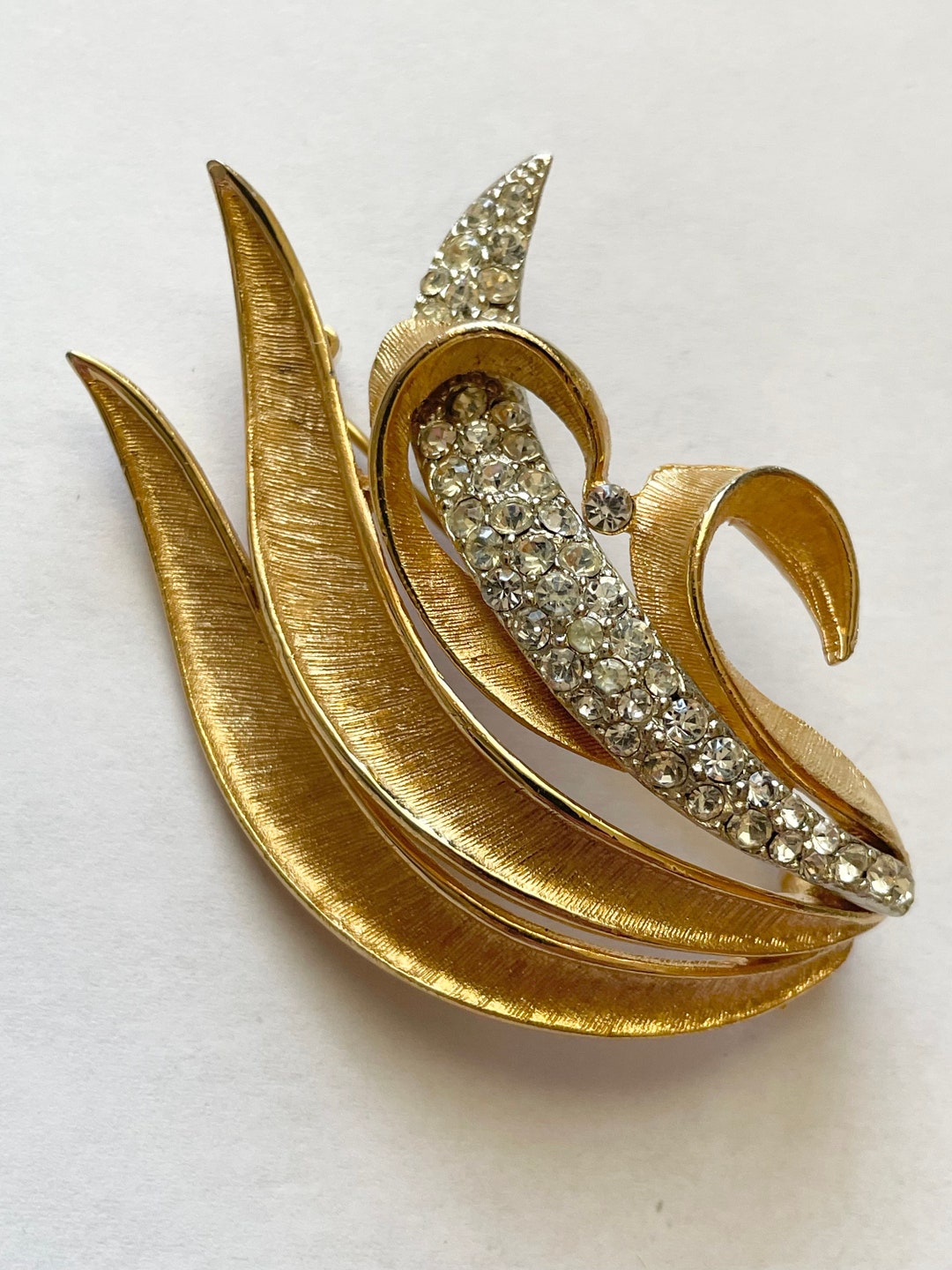 MYA Moda spilla strass stile spilla corona design spilla rompighiaccio regalo di nozze vintage MYA Moda spilla strass stile spilla corona design spilla rompighiaccio regalo di nozze vintage