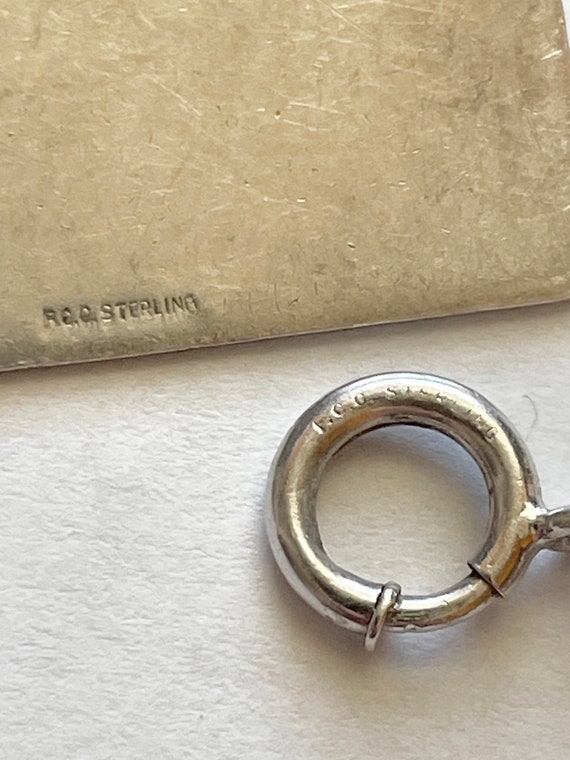 Vintage FORSTNER Sterling Silver Curb Link Bracel… - image 2