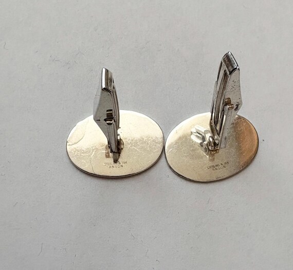 ヴィンテージ ANSON スターリングシルバー＆18Kゴールド カフスボタン