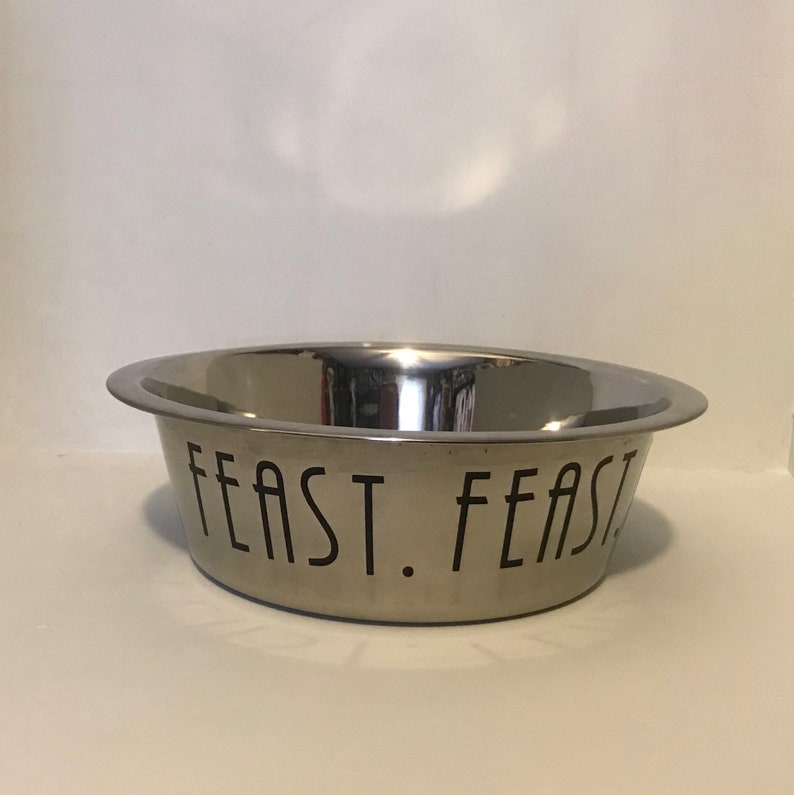 Custom Stainless Steel Pet Bowls