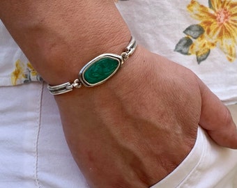 Women’s Silver Bracelet Boho Cuff Bracelet Minimalist Bracelet Antique Silver Plated Gift For Women