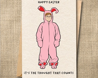 Christmas Story Easter Card: Funny Holiday Card