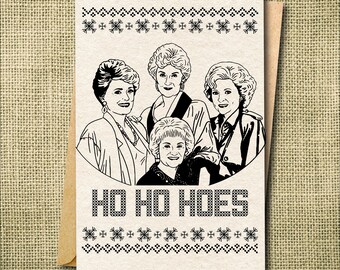Golden Girls Christmas Card: Funny Holiday Greeting