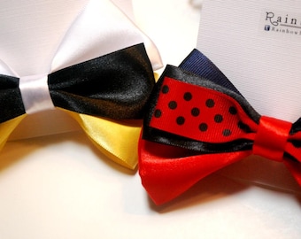 LadyNoir Duo - Rainbow Inc. Hair Bows