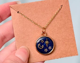 Midnights - Handmade Resin Necklace