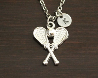 Offensive Lacrosse Stick Necklace/Lacrosse Jewelry in 925 Silver/Lacrosse Gifts/Lacrosse Girls Gifts/Lacrosse Accessories/Lacrosse Womans Stick/USA Womens Lacrosse 