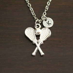 Lacrosse Necklace - Lacrosse Stick Necklace - Sports Necklace - Athlete Necklace -Lacrosse Athlete Gift - Lacrosse Jewelry - I/B/H