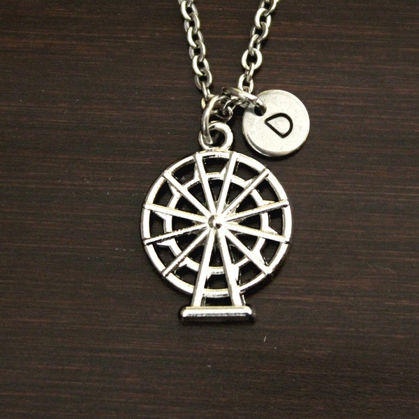 Ferris Wheel Necklace - Ferris Wheel Ride - Amusement Ride Lover - Fair Lover - State Fair - County Fair - Ferris Wheel Jewelry - I/B/H