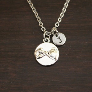 Pinky Promise Necklace - Pinky Promise Jewelry - Pinky Promise - Best Friend Necklace - I Promise Jewelry - I Promise Necklace - I/B/H