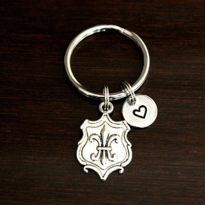 Fleur De Lis Key Chain, Fleur De Lys Keychain, Fleur De Lis