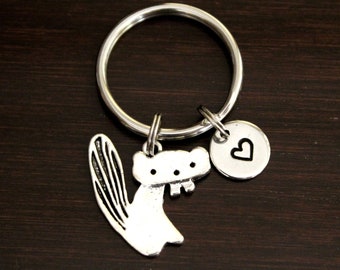 Beaver Key Ring/ Keychain / Zipper Pull - Beaver Gift - Beaver Lover - Beaver Keychain - Beaver Charm - River Animal - Aquarium - I/B/H