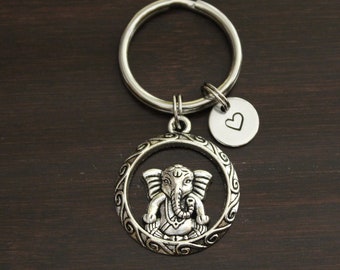 Hinduism Religious Jewelry Lord Ganesha Key Ring,M58 Indian Hindu God Ganesh Keychain Ganesh Key Ring Ganesh Indian God Jewelry