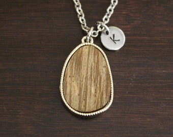 20PCS Wood Charms Pendant Wooden Beads,Jewelry for Earring Necklace Making Wooden Charms Wood Oval Charm Pendant