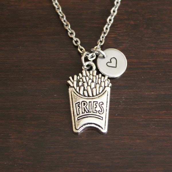 French Fries Necklace - French Fries Jewelry - French Fries Lover - Fast Food Lover - Fast Food Necklace - Chef Necklace-Chef Jewelry-I/B/H