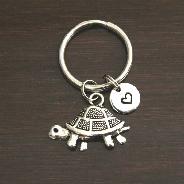 Turtle Key Ring/ Keychain / Zipper Pull - Turtle Gift - Turtle Lover - Turtle Keychain - Aquarium Keychain - Animal Lover Keychain - I/B/H