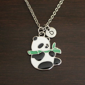 Panda Bear Necklace - Panda Lover -Panda  Gift - Panda Jewelry - Panda Bear Charm - Zoo - Zoology - Zookeeper Necklace-I/B/H