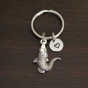 Crocodile Key Ring/ Keychain / Zipper Pull - Alligator Keychain - Caiman Keychain - Gator Keychain - Gator Lover- Crocodile Lover - I/B/H