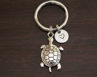 Turtle Key Ring/ Keychain / Zipper Pull - Turtle Jewelry - Turtle Lover - Sea Turtle Keychain - Beach Lover Keychain - Ocean Lover -I/B/H