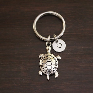 Turtle Key Ring/ Keychain / Zipper Pull - Turtle Jewelry - Turtle Lover - Sea Turtle Keychain - Beach Lover Keychain - Ocean Lover -I/B/H