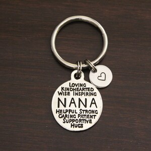 Nana Word Collage Key Ring/ Keychain / Zipper Pull - Nana Gift - Nana ...