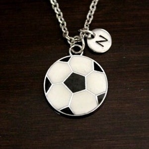 Soccer Necklace - Sports Necklace - Athlete Necklace - Sports Player - Athlete Gift - Soccer Lover-Soccer Senior Gift-Soccer Team Gift-I/B/H