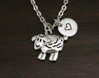 Sheep Necklace - Sheep Gift - Sheep Lover - Sheep Jewelry - Ewe - Animal Lover - Farm Gift - Ewe Jewelry - Lamb Lover - Lamb Jewelry - I/B/H