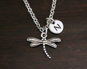 Dragonfly Necklace - Dragonfly Gift - Dragonfly Lover - Animal Lover  - Dragonfly Jewelry - Insect Jewelry - I/B/H