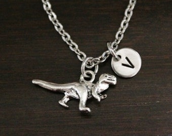 Dinosaur Necklace - Dinosaur Gift - Dinosaur Lover - Triassic period - Prehistoric - Dinosaur Jewelry - T Rex Necklace-T Rex Jewelry - I/B/H