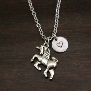 Unicorn Necklace - Unicorn Gift - Unicorn Lover - Fantasy Jewelry - Fantasy Necklace - Be A Unicorn-Be Unique-Make Believe Necklace - I/B/H