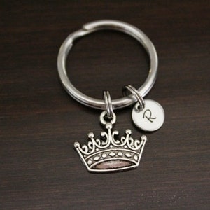 Crown Key Ring/ Keychain / Zipper Pull - Crown Keychain - Crown Gift - Princess Keychain - Queen Keychain Gift -  I/B/H