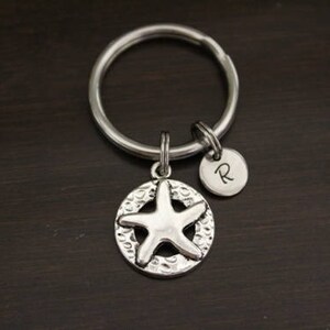 Starfish Key Ring/Keychain/Zipper Pull - Starfish Keychain - Starfish Gift - Beach Lover Keychain- Ocean Keychain - Sea Creature Gift- I/B/H
