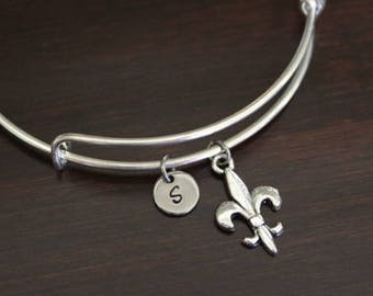Fleur De Lis Bangle main image 0