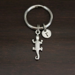 Crocodile Key Ring/ Keychain / Zipper Pull - Alligator Keychain - Caiman Keychain - Gator Keychain - Gator Lover- Crocodile Lover - I/B/H