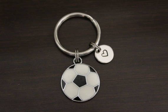 Soccer Charm Zipper Pull Keychain Gift for Soccer Player Custom Soccer Jewelry Gift Soccer Mom and Soccer Teams