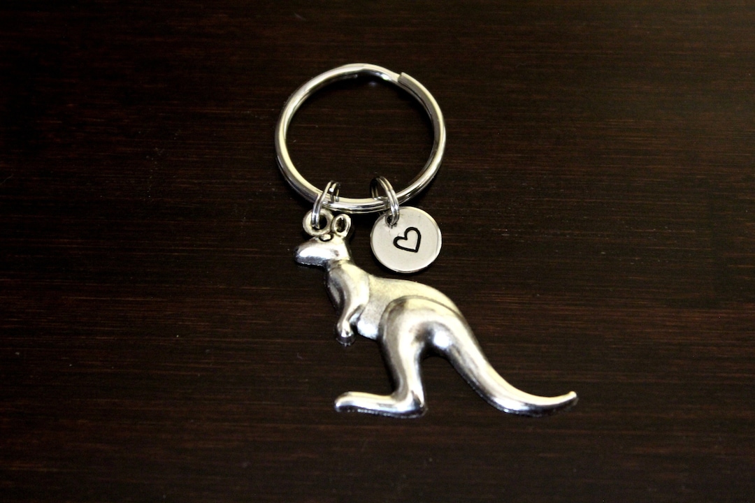 Joey Roo Key Ring LARGE Kangaroo Key Ring/ Keychain / Zipper Pull - Kangaroo Gift ...