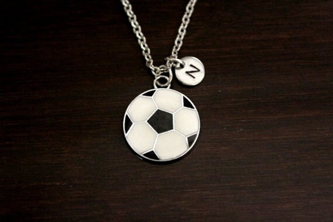 Soccer Necklace Sports Necklace Athlete Necklace Sports Etsy Italia